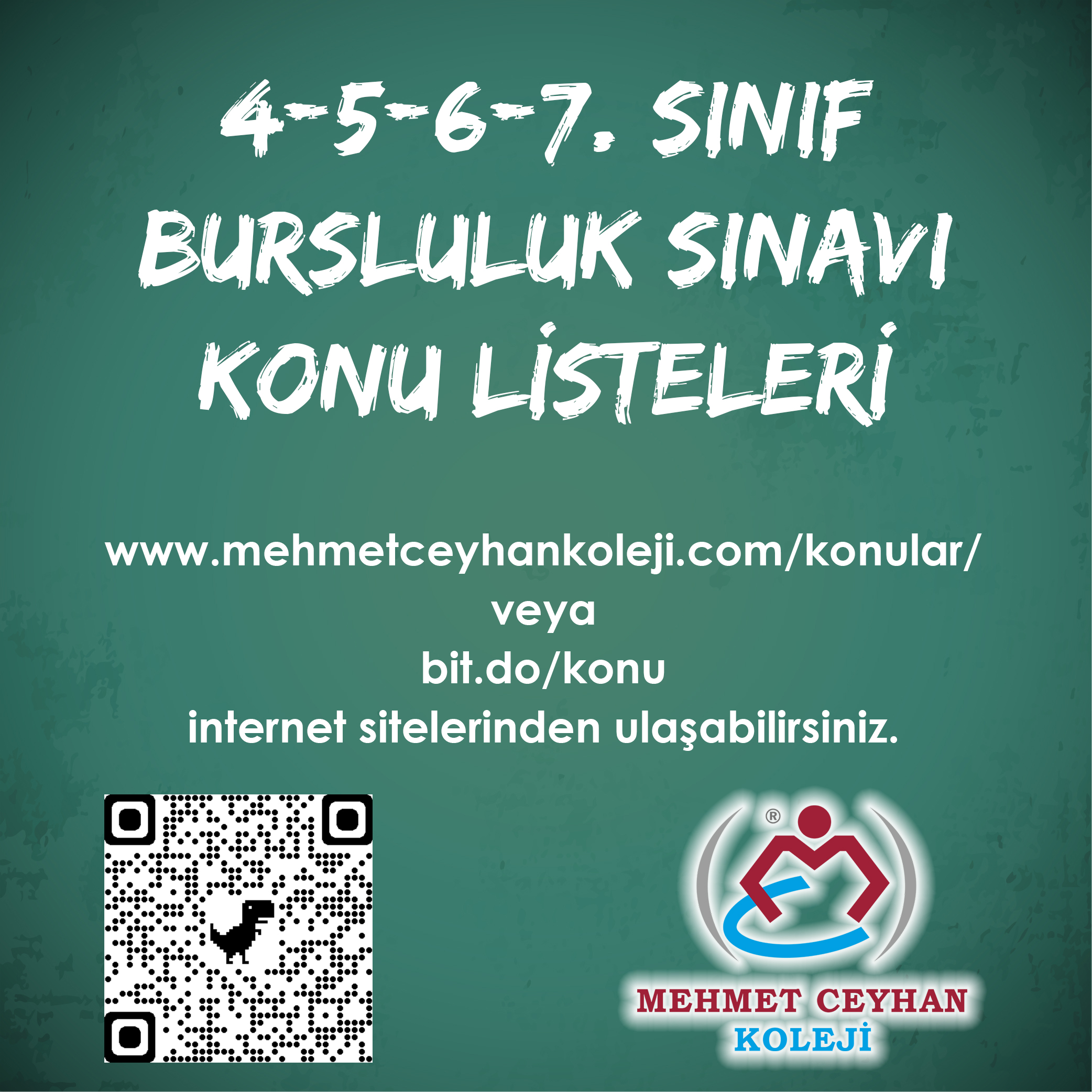 4-5-6-7. Sınıflar Bursluluk Sınavı Konu Listeleri
